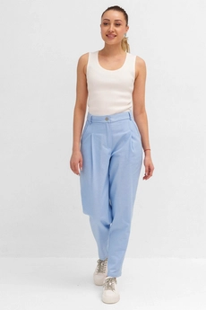 Брюки 2046 голубой Ivera collection