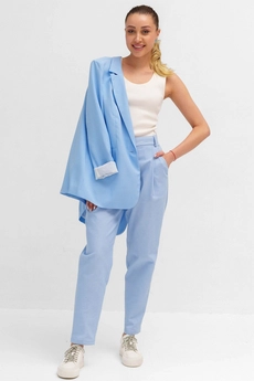Брюки 2046 голубой Ivera collection