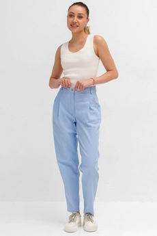 Брюки 2046 голубой Ivera collection