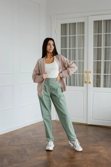 Брюки  2046 мятный Ivera collection