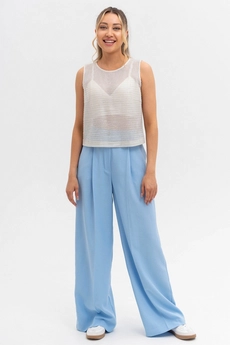 Брюки 2052 голубой Ivera collection