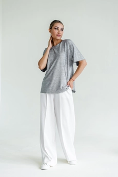 Брюки 2052L молочный Ivera collection