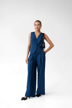 Брюки 2052L синий Ivera collection