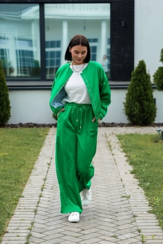 Брюки 2054 зеленый Ivera collection
