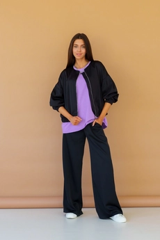 Брюки 2054 черный Ivera collection