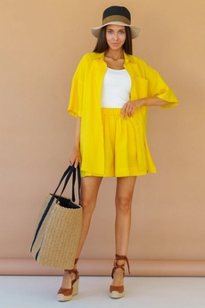 Шорты 2055 желтый Ivera collection