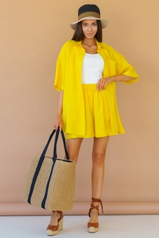 Шорты 2055 желтый Ivera collection