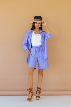 Шорты 2057 сиреневый Ivera collection
