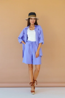 Шорты 2057 сиреневый Ivera collection