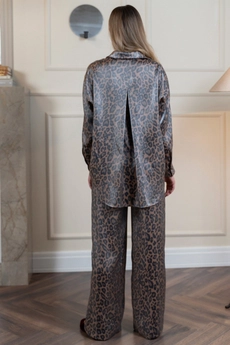 Брюки 2058П коричневый Ivera collection