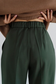 Брюки 2081L зеленый Ivera collection