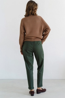 Брюки 2081L зеленый Ivera collection
