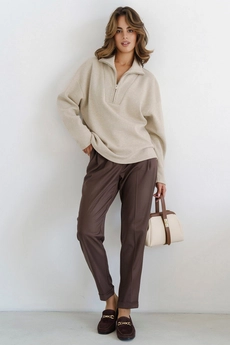 Брюки 2081L горький шоколад Ivera collection