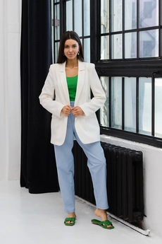 Жакет 3008К молочный Ivera collection