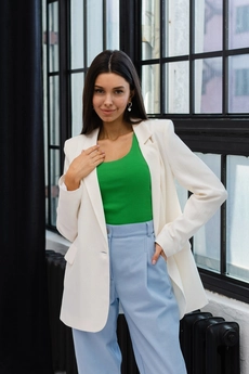 Жакет 3008К молочный Ivera collection