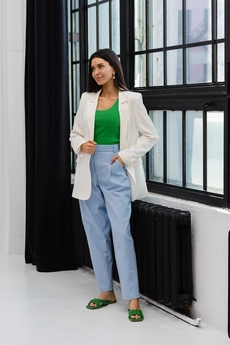 Жакет 3008К молочный Ivera collection