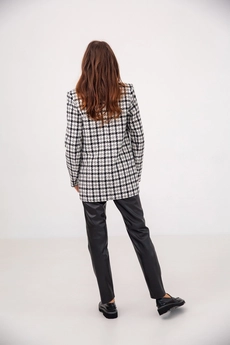 Жакет 3008К белый + черный Ivera collection