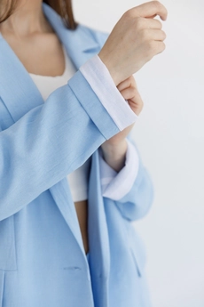 Жакет 3008К голубой Ivera collection
