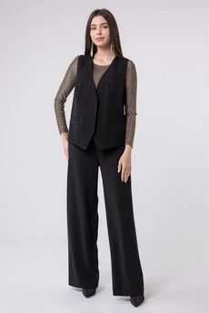 Жилет 3021 черный Ivera collection