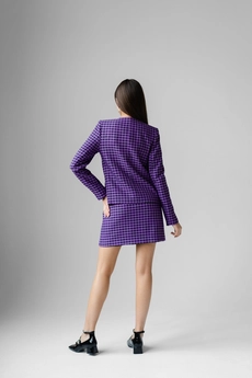 Жакет 3030 фиолетовый + черный Ivera collection
