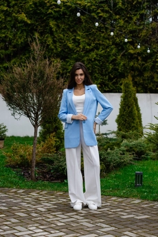 Жакет 3037 голубой Ivera collection