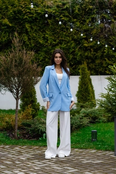Жакет 3037 голубой Ivera collection
