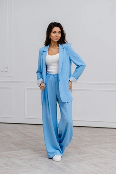 Жакет 3037 голубой Ivera collection