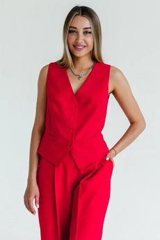 Жилетка 3039L красный Ivera collection