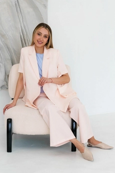 Жакет 3057 сливочный Ivera collection
