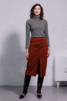 Юбка 4002 терракот Ivera collection