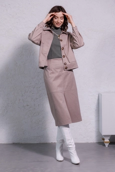 Юбка 4002 бежевый Ivera collection
