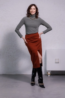Юбка 4002 терракот Ivera collection