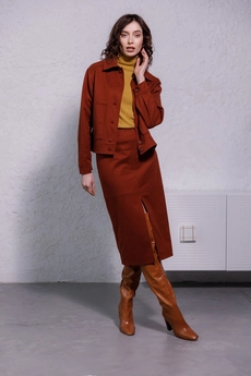 Юбка 4002 терракот Ivera collection