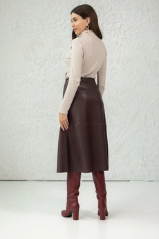 *Юбка 4009 бордовый Ivera collection