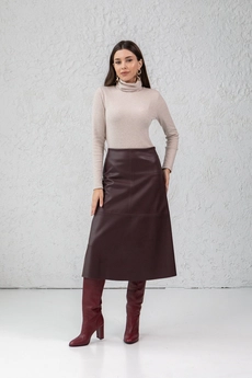 *Юбка 4009 бордовый Ivera collection