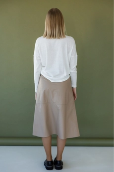 Юбка 4009 песочный Ivera collection