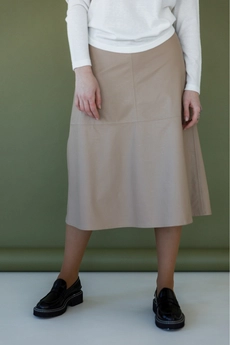 Юбка 4009 песочный Ivera collection