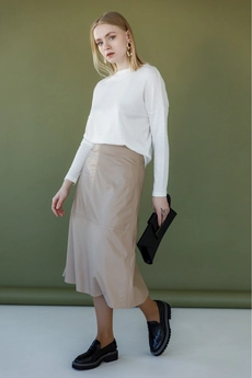 Юбка 4009 песочный Ivera collection