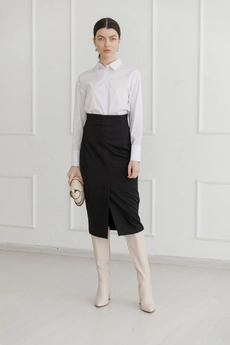 Юбка 4011 черный Ivera collection