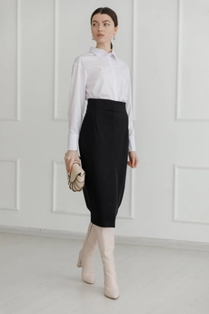 Юбка 4011 черный Ivera collection