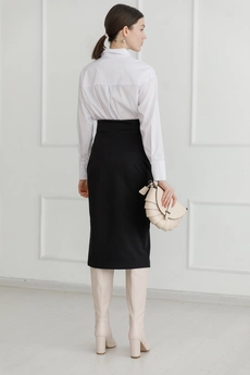 Юбка 4011 черный Ivera collection