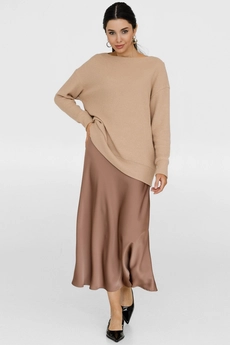 Юбка 4014П капучино Ivera collection