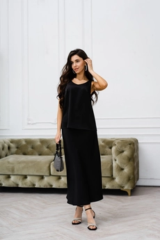 Юбка 4014L черный Ivera collection