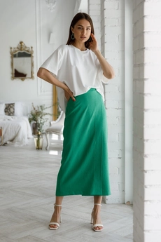 Юбка 4016L зеленый Ivera collection
