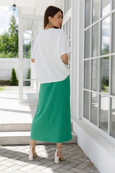 Юбка 4016L зеленый Ivera collection