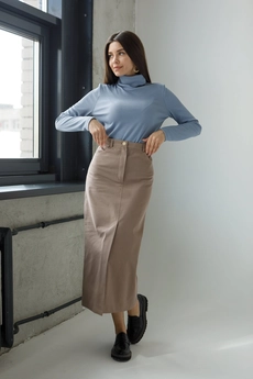 Юбка  4017 бежевый Ivera collection