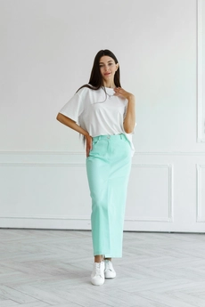 Юбка 4029 мятный Ivera collection