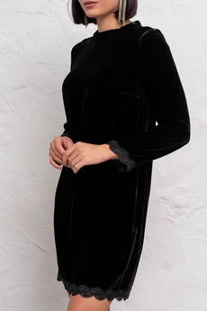 Платье 446 черный Ivera collection