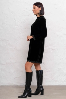 Платье 446 черный Ivera collection