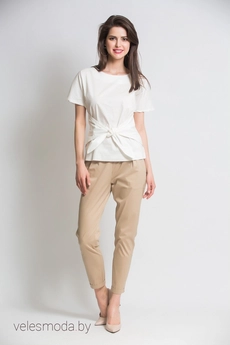 Блузка 499 молочный Ivera collection